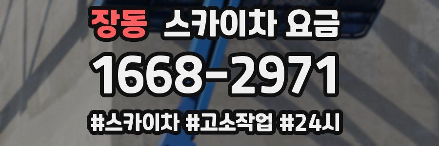 장동 스카이차 요금