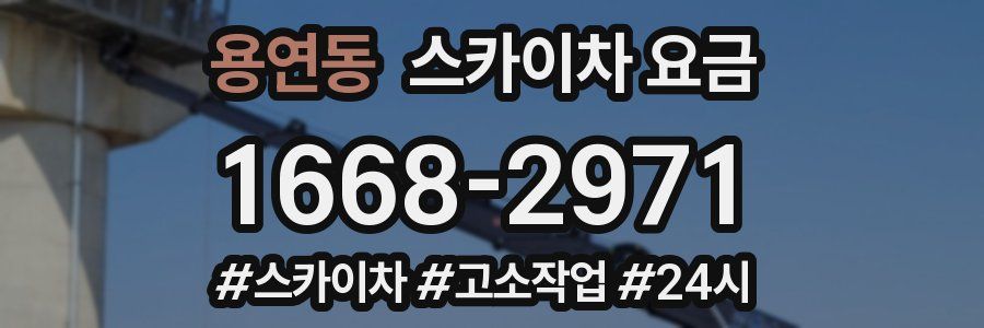 용연동 스카이차 요금