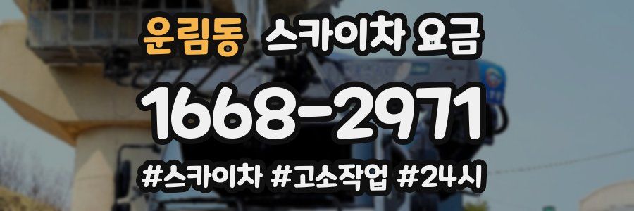 운림동 스카이차 요금