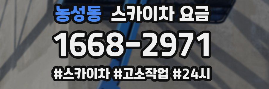 농성동 스카이차 요금