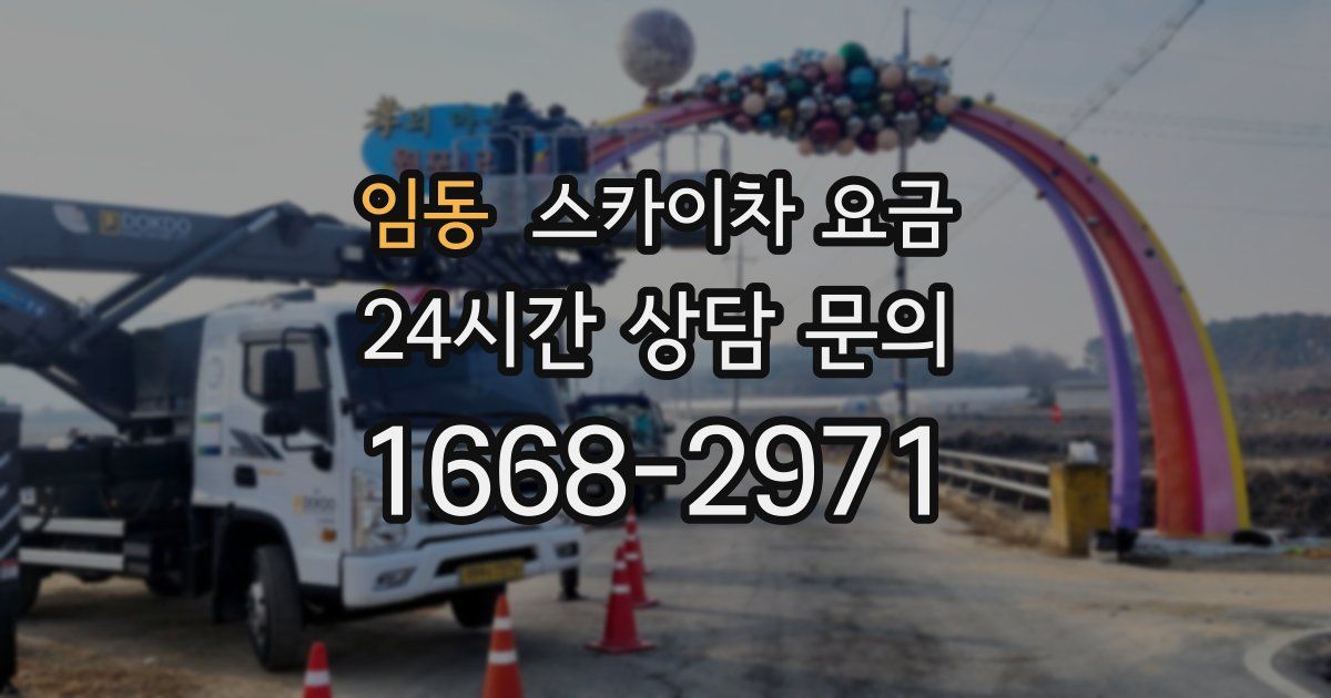 임동 스카이차 요금