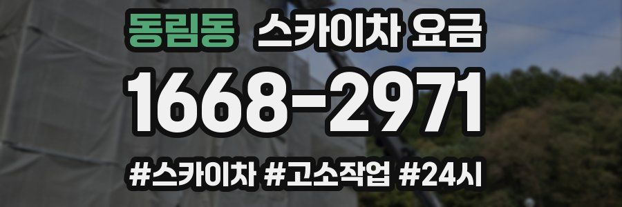 동림동 스카이차 요금