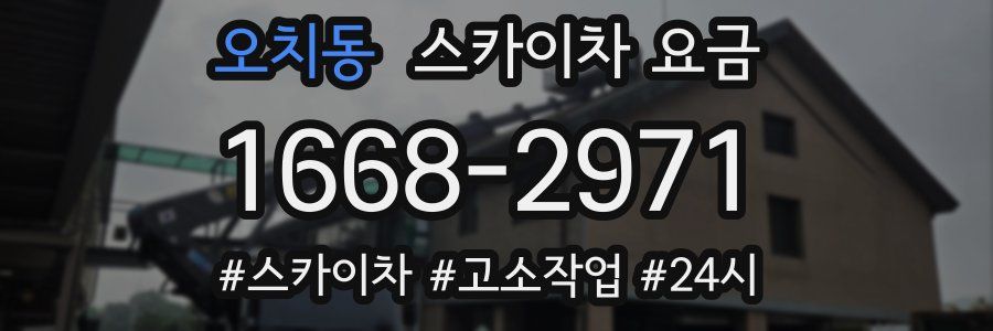 오치동 스카이차 요금