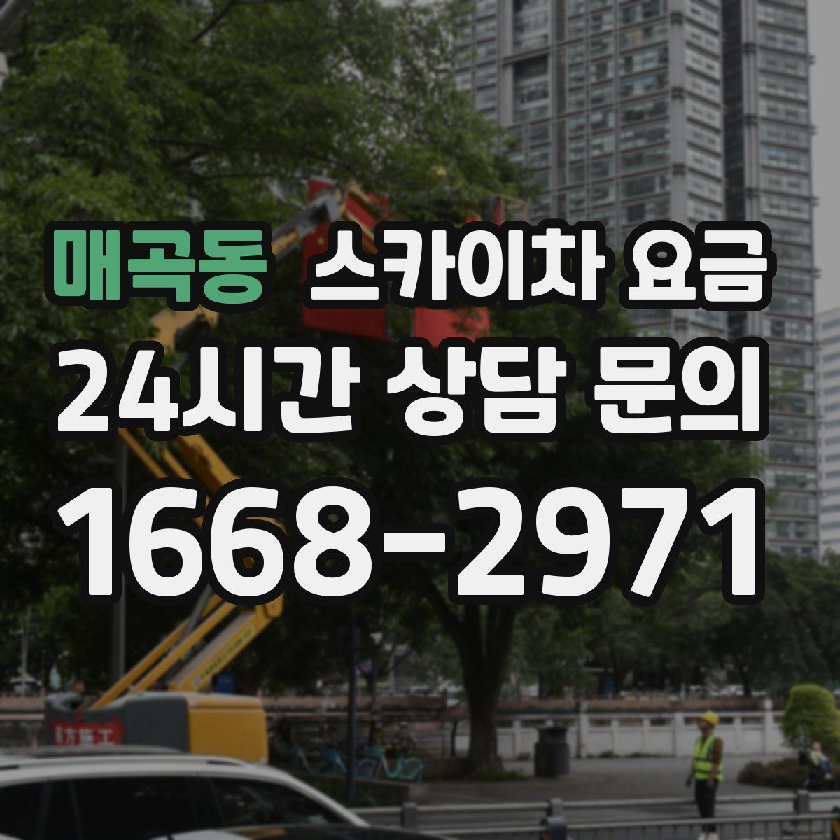 매곡동 스카이차 요금