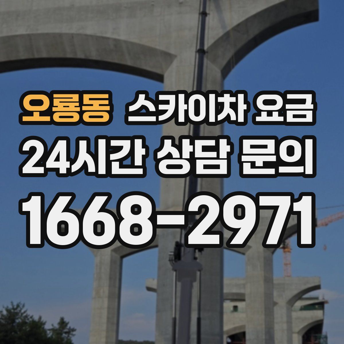 오룡동 스카이차 요금