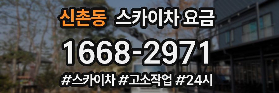 신촌동 스카이차 요금