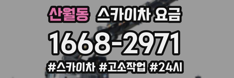산월동 스카이차 요금
