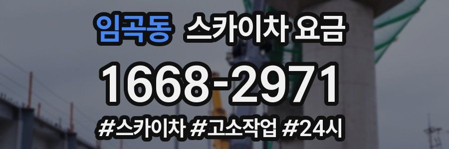 임곡동 스카이차 요금