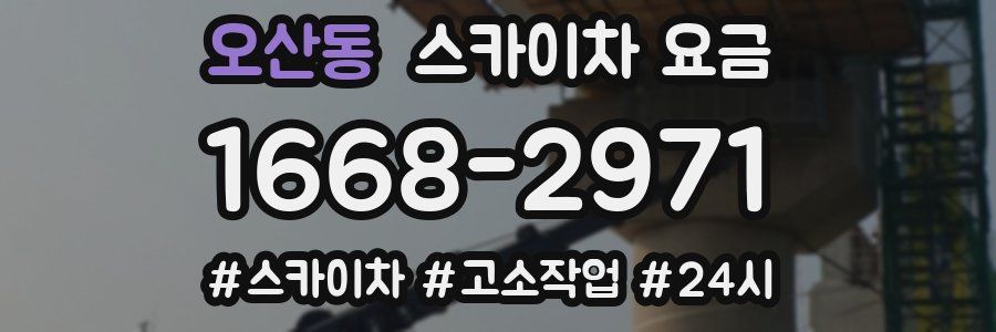 오산동 스카이차 요금