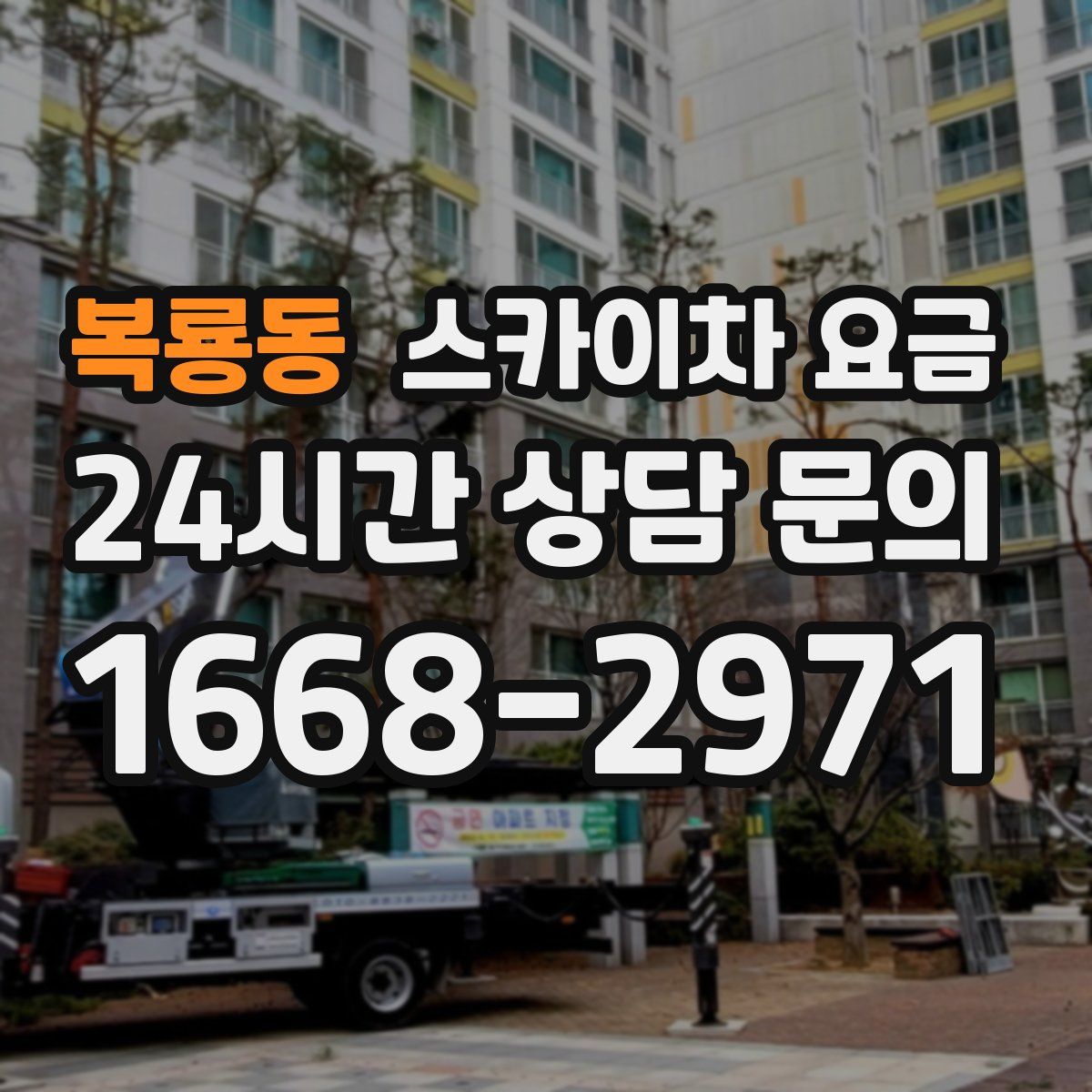 복룡동 스카이차 요금