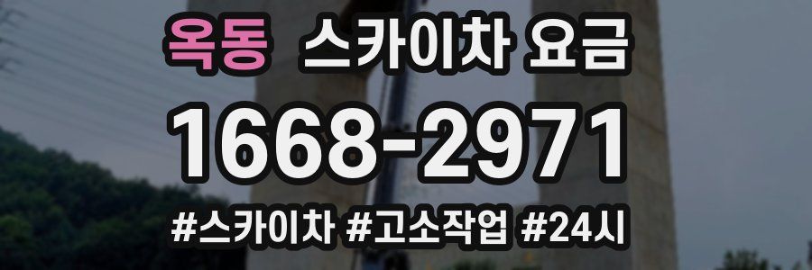 옥동 스카이차 요금