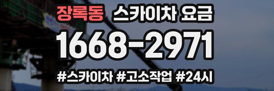 장록동 스카이차 요금