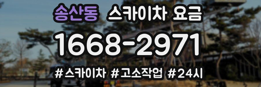 송산동 스카이차 요금