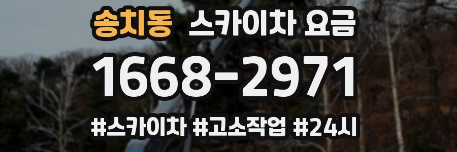 송치동 스카이차 요금