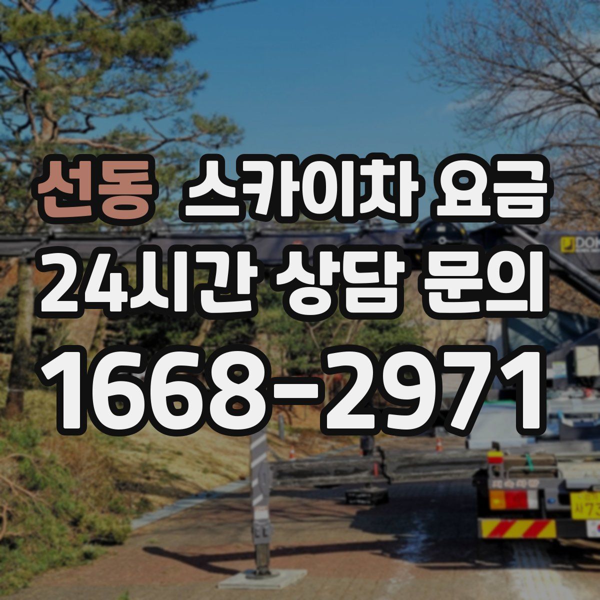 선동 스카이차 요금