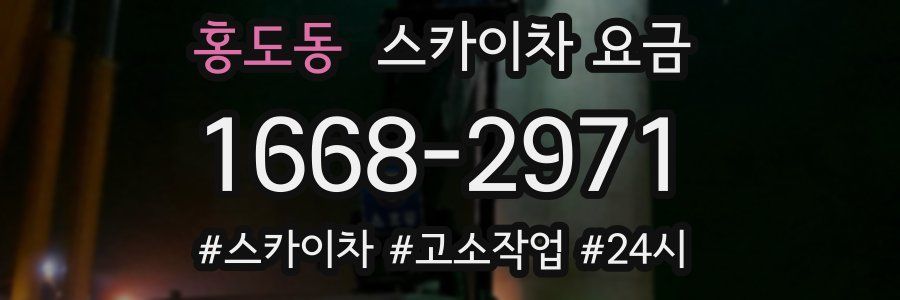 홍도동 스카이차 요금