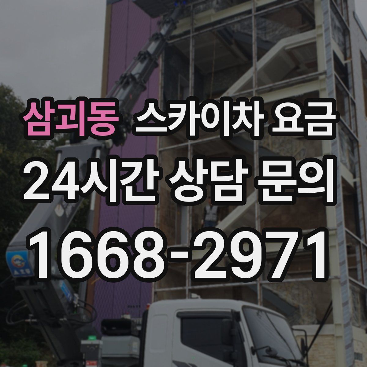 삼괴동 스카이차 요금