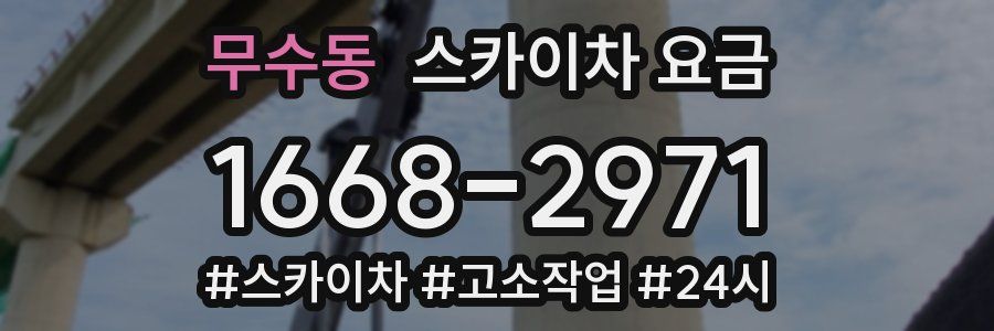 무수동 스카이차 요금
