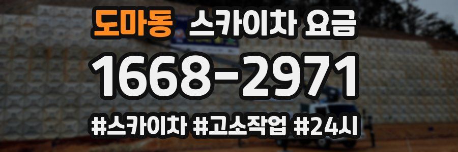 도마동 스카이차 요금