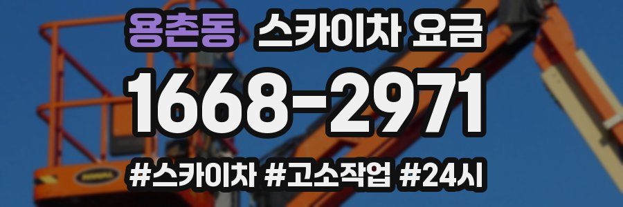 용촌동 스카이차 요금