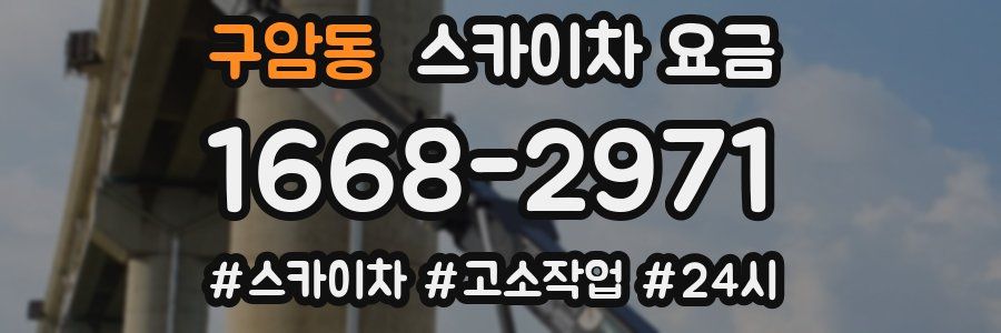 구암동 스카이차 요금