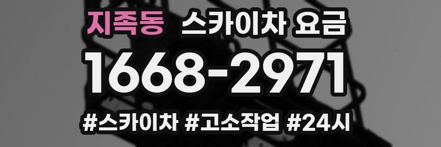 지족동 스카이차 요금