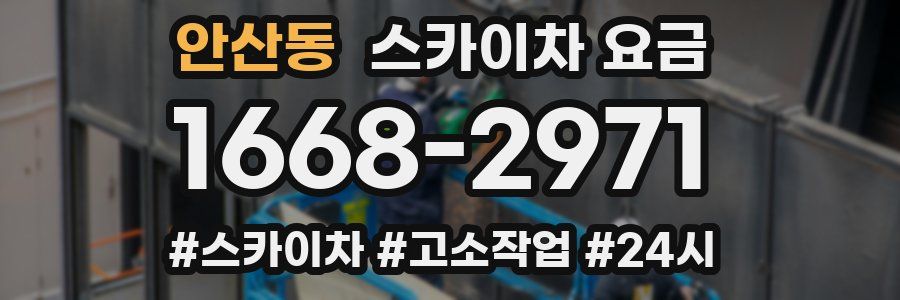 안산동 스카이차 요금