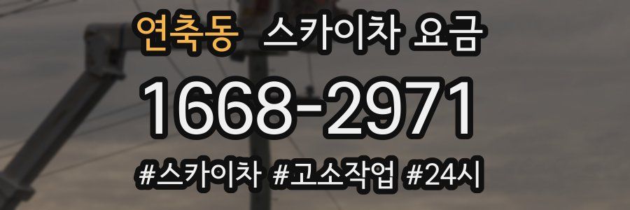 연축동 스카이차 요금
