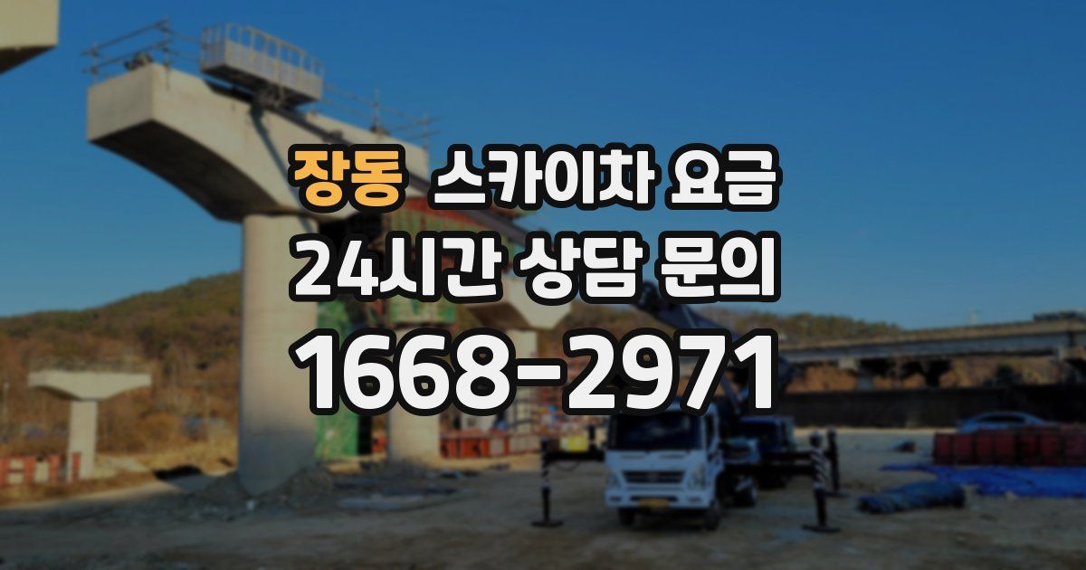 장동 스카이차 요금