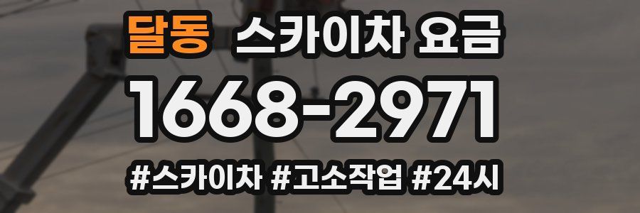 달동 스카이차 요금