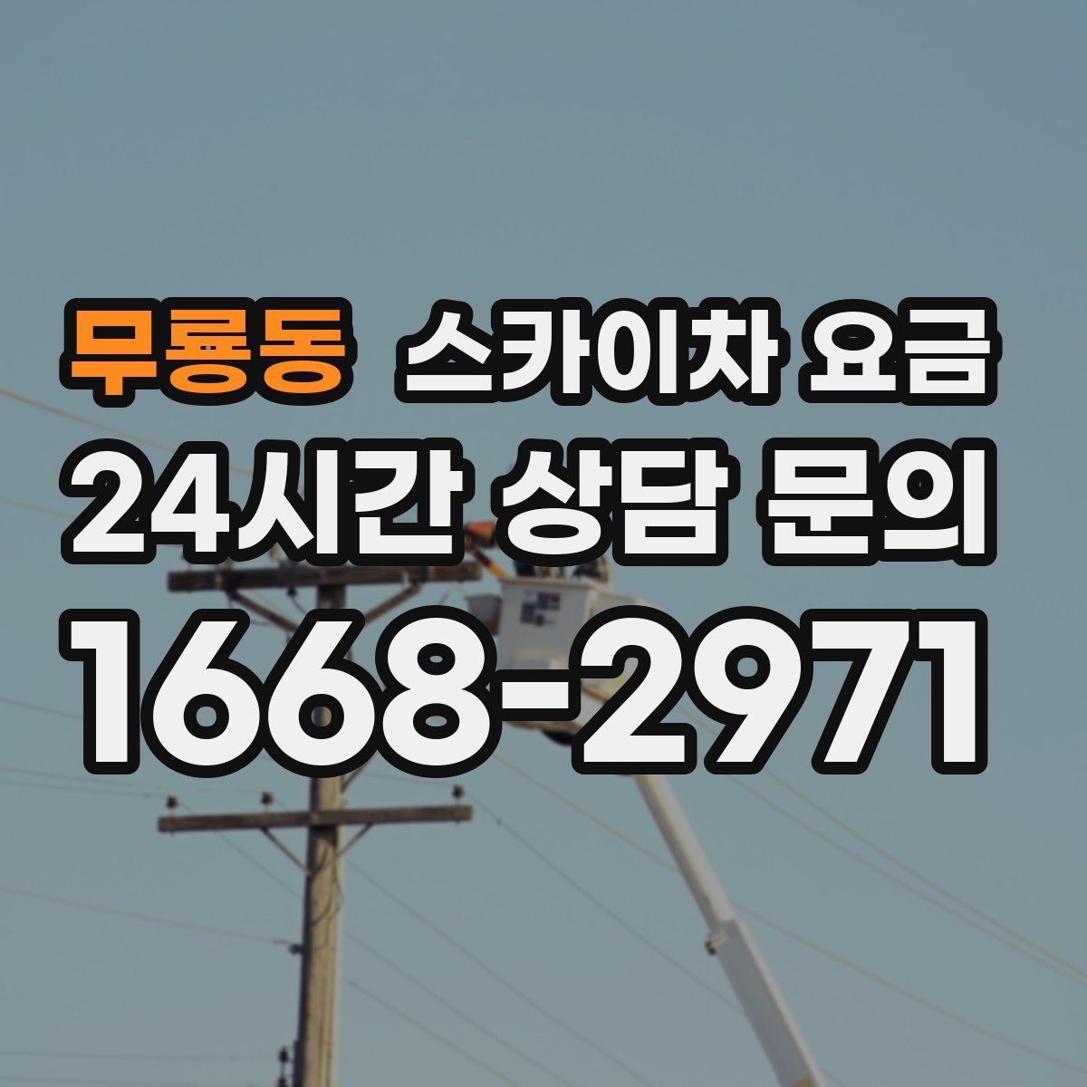 무룡동 스카이차 요금
