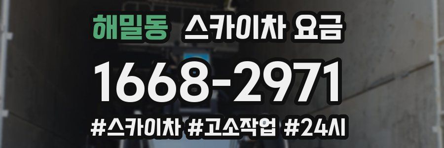 해밀동 스카이차 요금