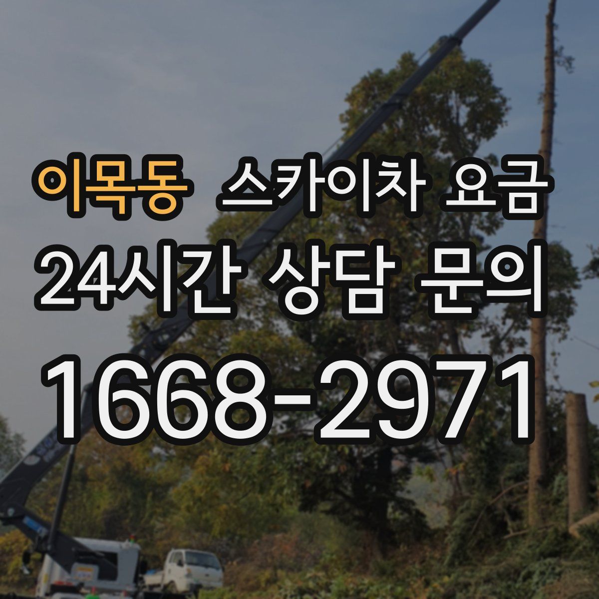 이목동 스카이차 요금