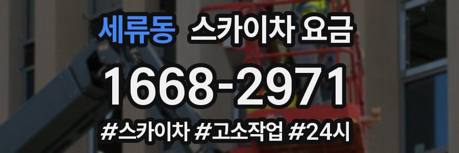 세류동 스카이차 요금