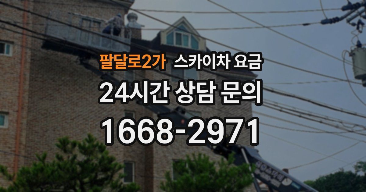 팔달로2가 스카이차 요금