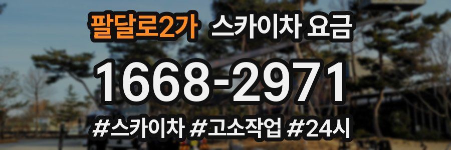 팔달로2가 스카이차 요금