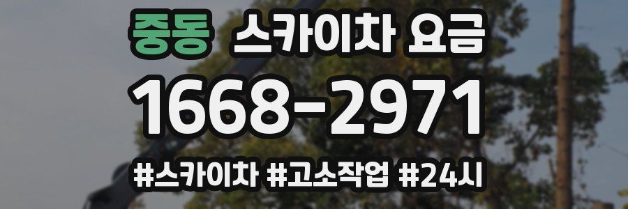 중동 스카이차 요금