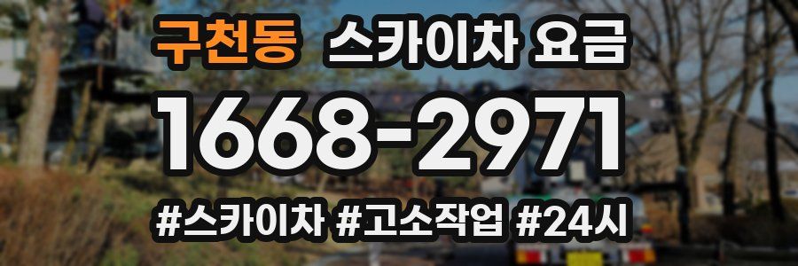 구천동 스카이차 요금
