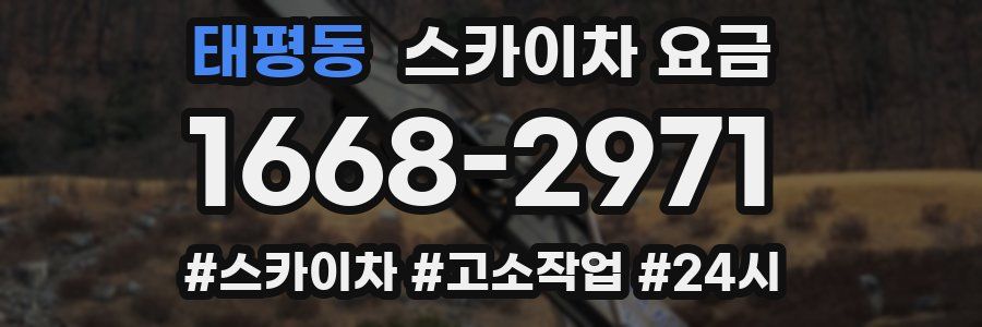 태평동 스카이차 요금