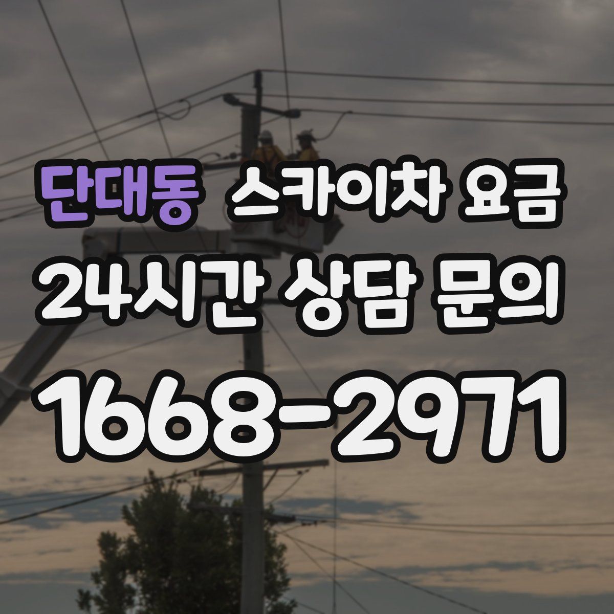 단대동 스카이차 요금