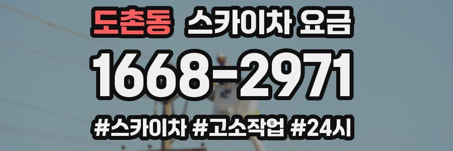 도촌동 스카이차 요금