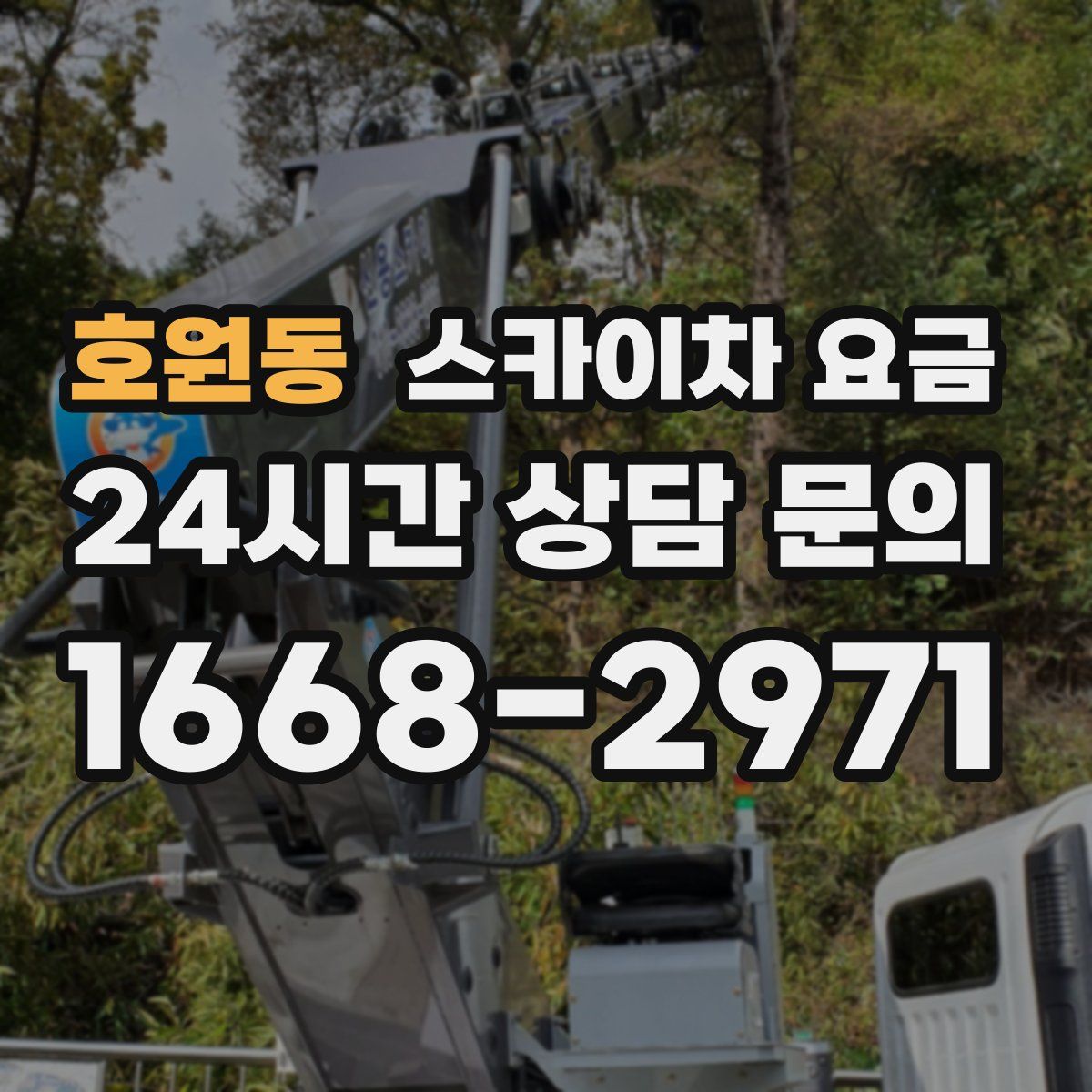 호원동 스카이차 요금