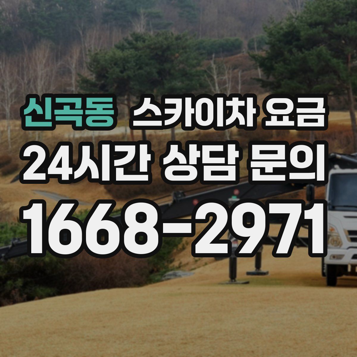신곡동 스카이차 요금