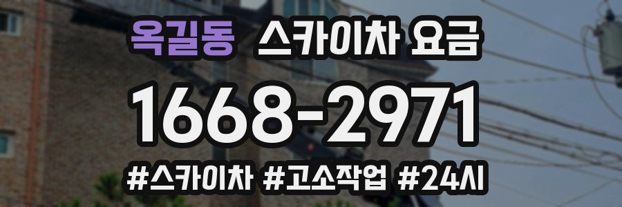 옥길동 스카이차 요금