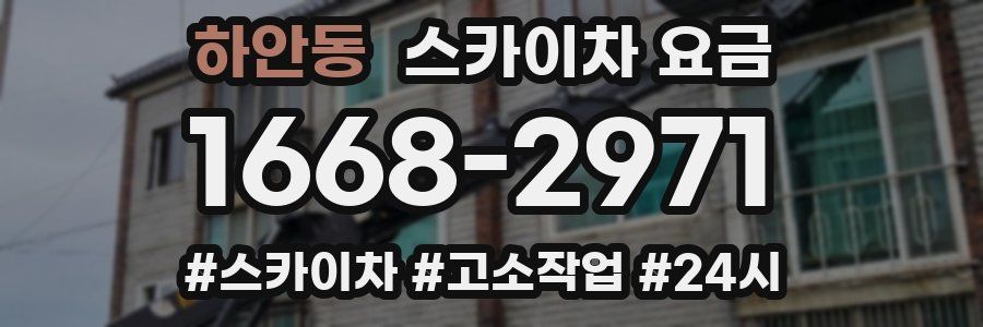 하안동 스카이차 요금