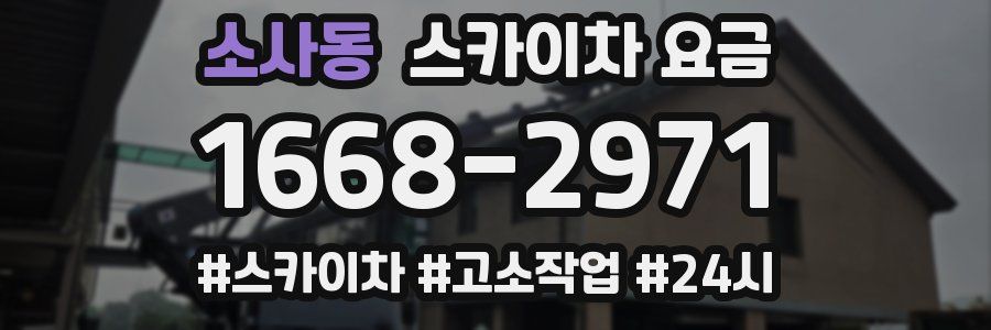 소사동 스카이차 요금