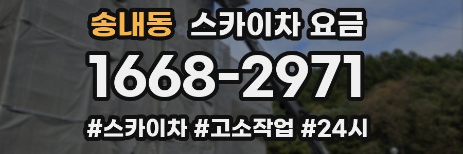 송내동 스카이차 요금
