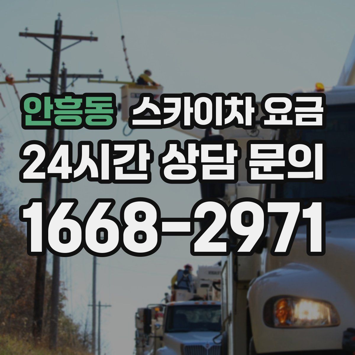 안흥동 스카이차 요금