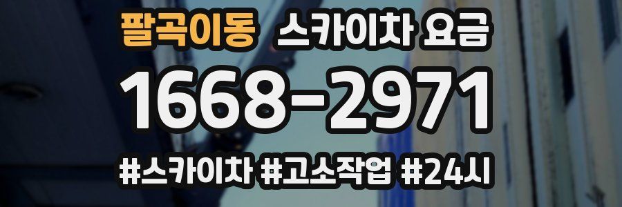 팔곡이동 스카이차 요금