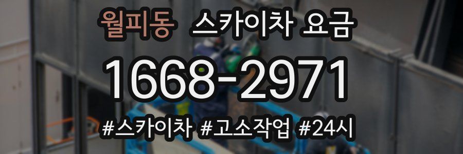 월피동 스카이차 요금